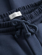 Les deux encore boucle sweatpants - dark navy/ ivory