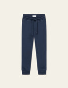 Les deux encore boucle sweatpants - dark navy/ ivory