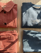 Konges sløjd luc bukser - milk rouge stripe