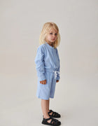 Skall Studio Frey Shorts musling - Sky Check