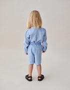 Skall Studio Frey Shorts musling - Sky Check