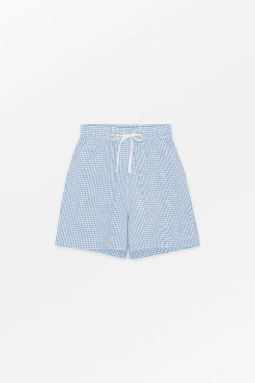 Skall Studio Frey Shorts musling - Sky Check