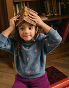 Louise misha rosalia sweatshirt - blue lake