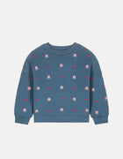Louise misha rosalia sweatshirt - blue lake