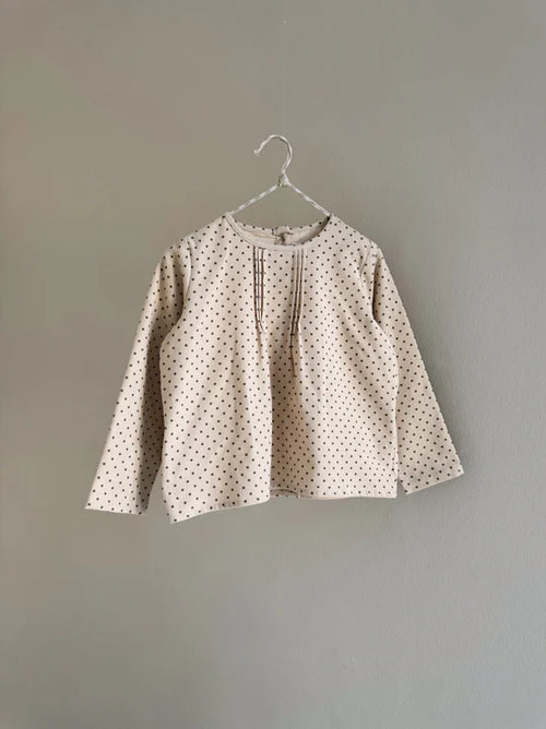 Lalaby Holly top brown dot (kids)