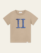 Les deux hand drawn encore tee - desert taupe/ blueprint