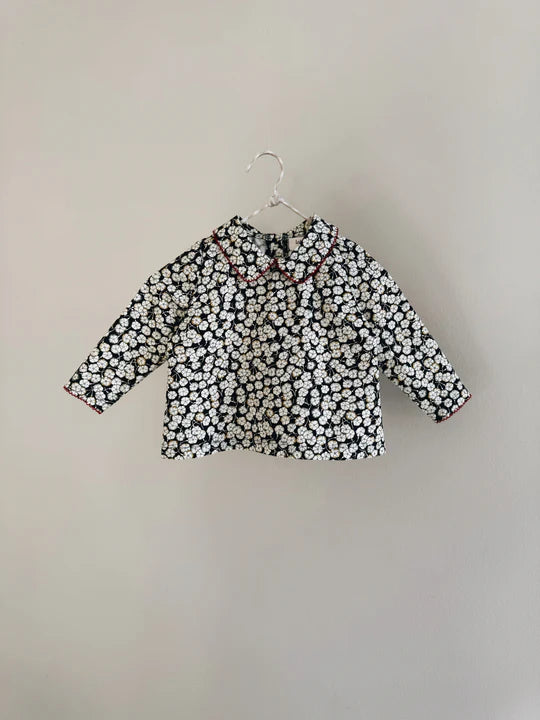 Lalaby Ida top (baby) - snow flower