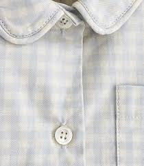 Lalaby Klassisk Mom PJ - Blue gingham