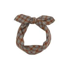 Lalaby Eddie scarf- Grey check