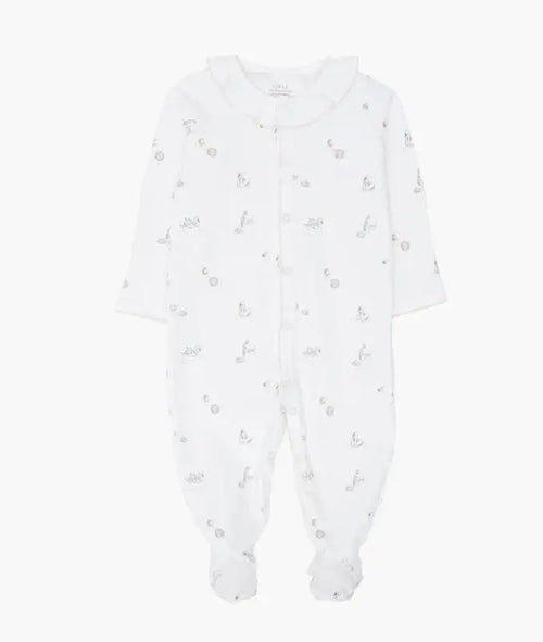 Livly svane heldragt - m. Fødder