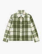 Les deux overshirt - chive green/ivory