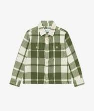 Les deux overshirt - chive green/ivory