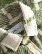 Les deux overshirt - chive green/ivory
