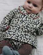 Lalaby Ida top (baby) - snow flower