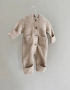 Lalaby teddy onesie - oat