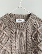 Lalaby Aran sweater millet (kids)