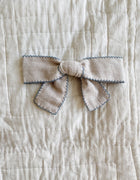 Lalaby big hair bow - birch blue