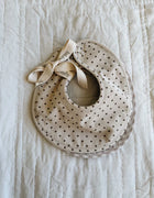 Lalaby Bibi bibs 2-pack brown dot