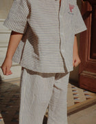 RHW X KS Duo skjorte - stripe bluie