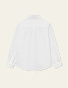 Les Deux Konrad contrast oxford skjorte - white/white