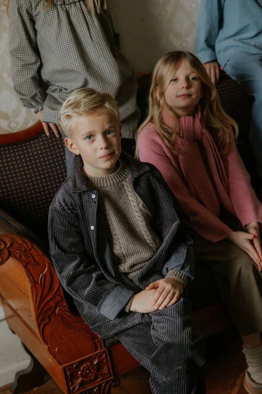 Lalaby Aran sweater millet (kids)