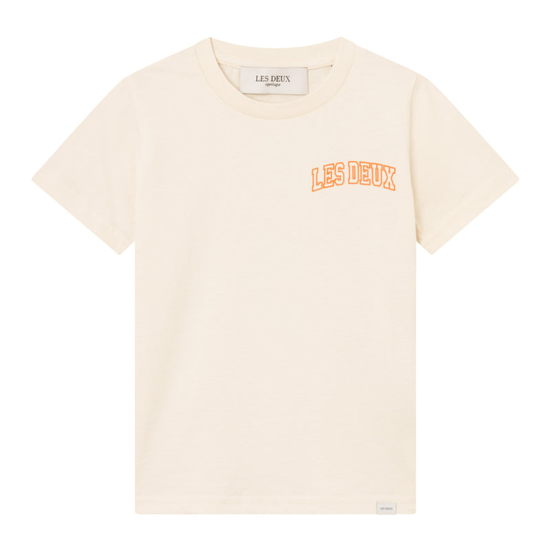 Les Deux Blake T-shirt Kids - Ivory/Dusty Orange