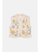 Louise misha librane vest - multico patch creme
