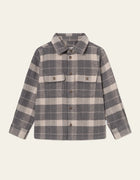 Les deux lennon check overshirt - excalibur/raven