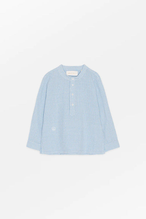 Skall Studio Lucca Shirt musling - Sky Check