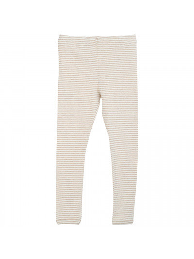 Serendipity Stripe Leggings - Oat/Offwhite