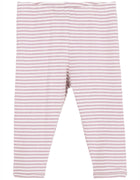 Serendipity stripe leggings - lilac/offwhite