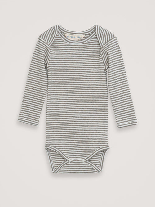 Serendipity stripe body - taupe/offwhite