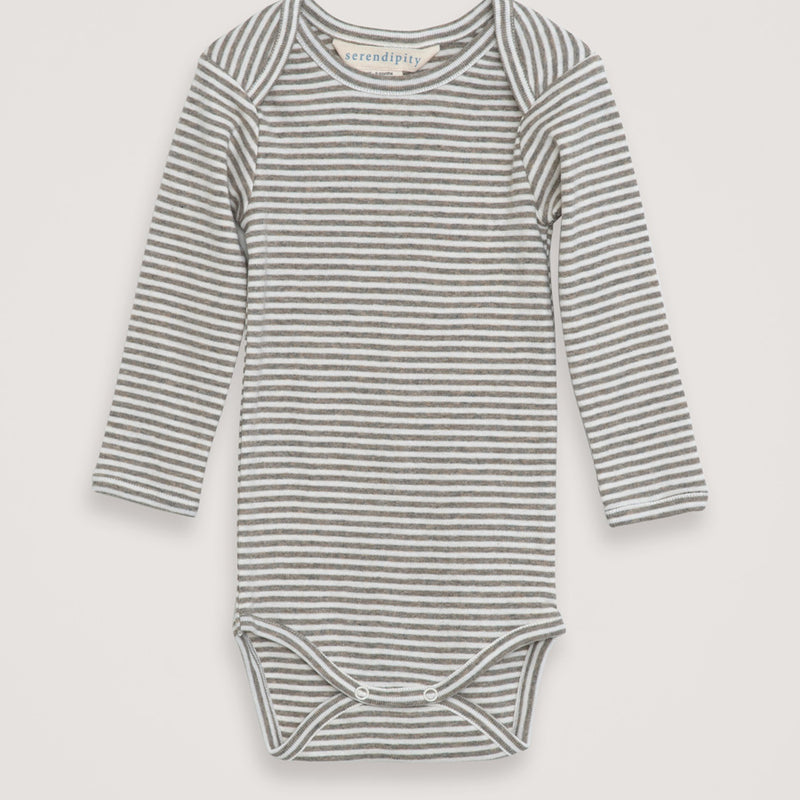 Serendipity stripe body - taupe/offwhite