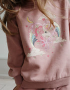 Konges sløjd lou sweatshirt - mahogany rose