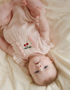 Konges sløjd Ellie romper - peony stripe