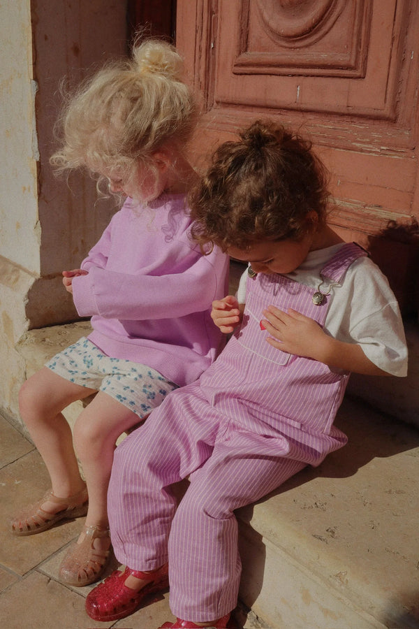 RHW X KS Lettre overalls - stripe lupino