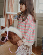 Konges sløjd spotty polo - blush bound stripe