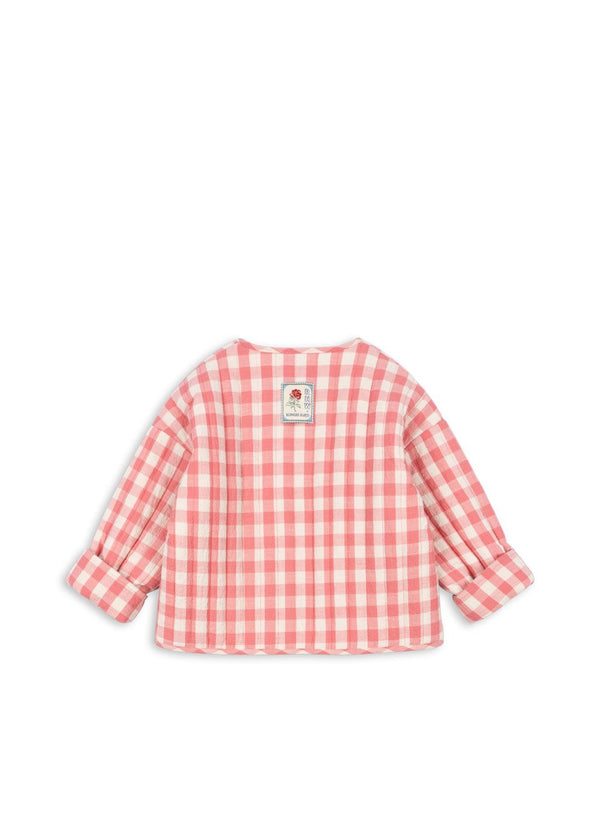 RHW X KS Bella jakke - peach blossom check