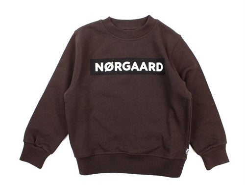 Mads Nørgaard Organic Sweatshirt Solo - Black Coffee