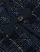 Skall Musling Murray Waistcoat - Dark Navy Check