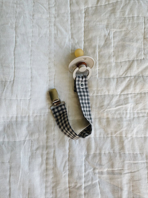 Lalaby Pacifier clip forest check