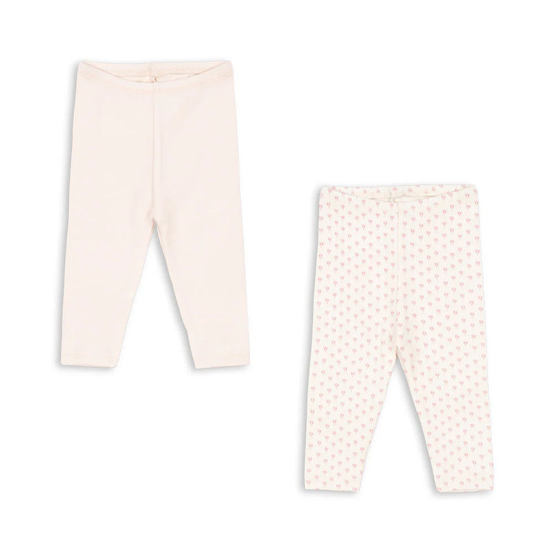 Fanga 2 pak bello leggings - Punto rosa