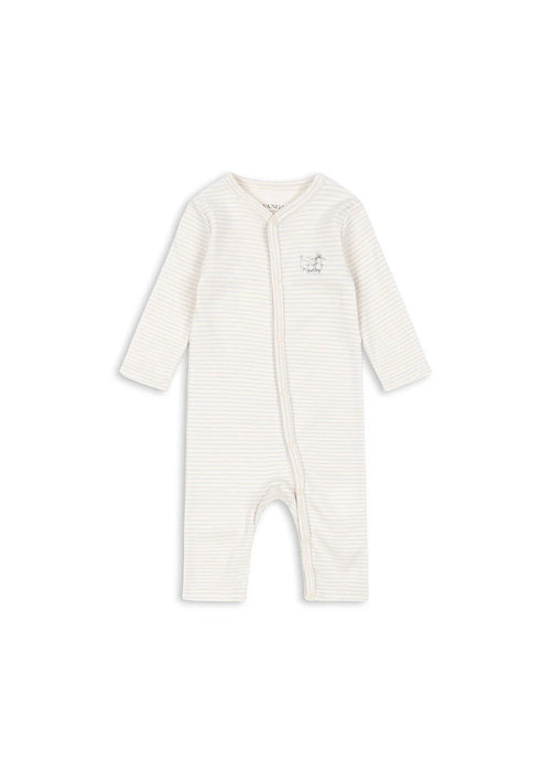 Fanga fio heldragt - tea stripe gray dawn