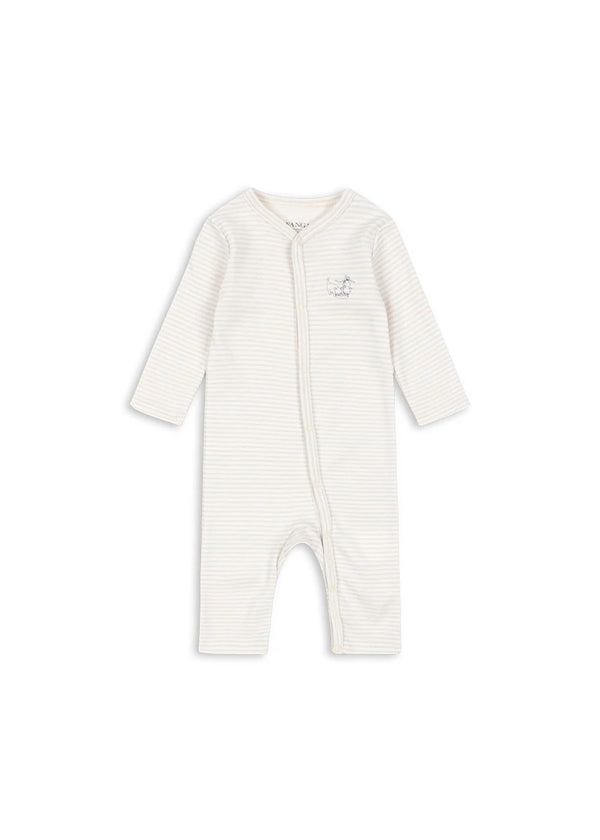 Fanga fio heldragt - tea stripe gray dawn