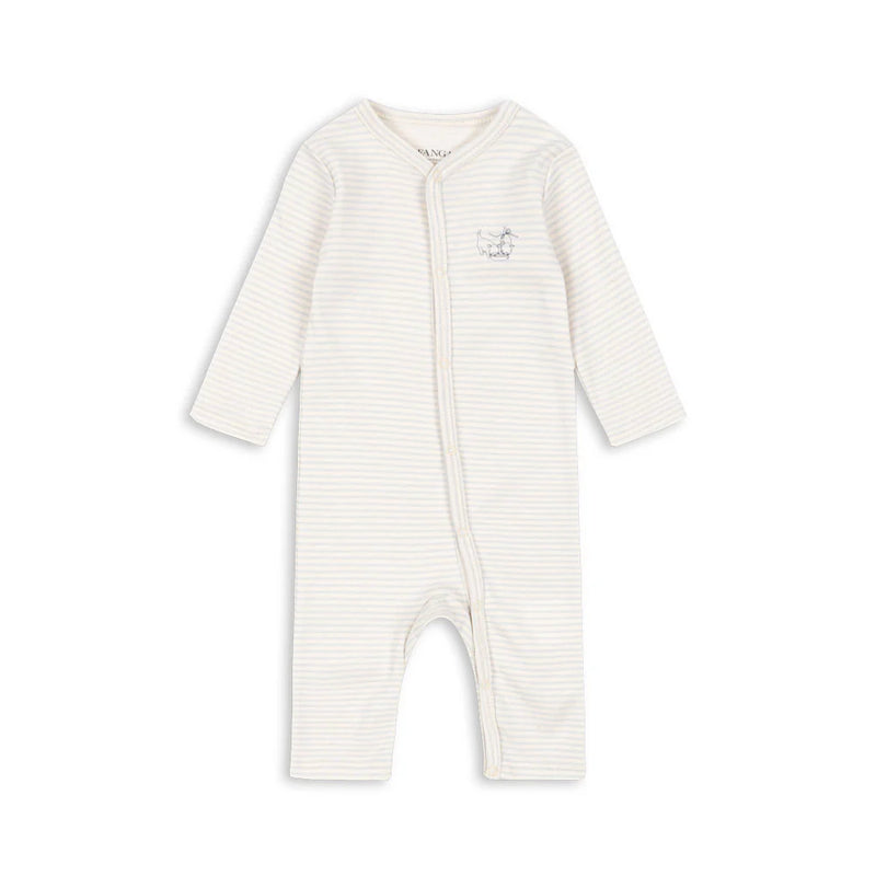 Fanga fio heldragt - tea stripe gray dawn