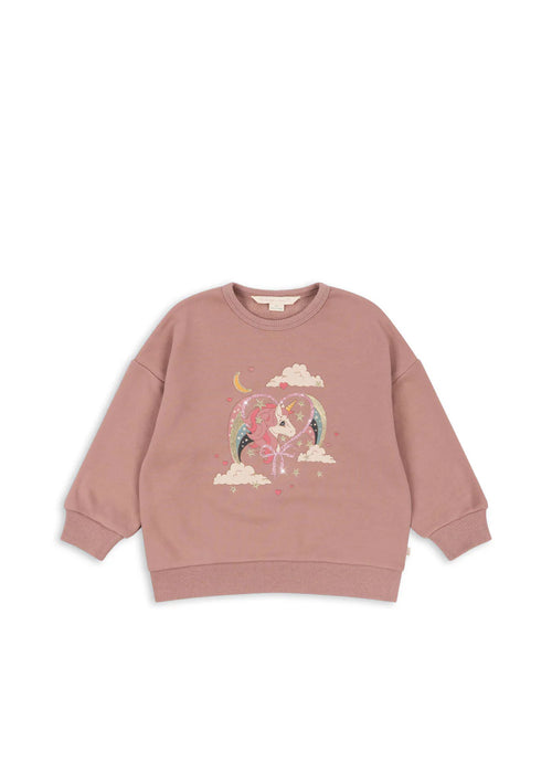 Konges sløjd lou sweatshirt - mahogany rose