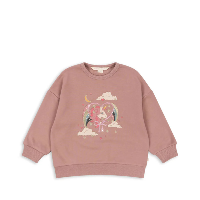 Konges sløjd lou sweatshirt - mahogany rose