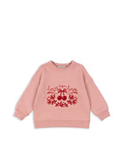 Konges sløjd loupy lou sweatshirt - bow rose