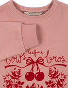 Konges sløjd loupy lou sweatshirt - bow rose