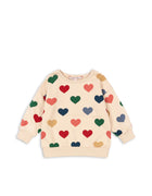 Konges sløjd lou sweatshirt - bon coeur colore